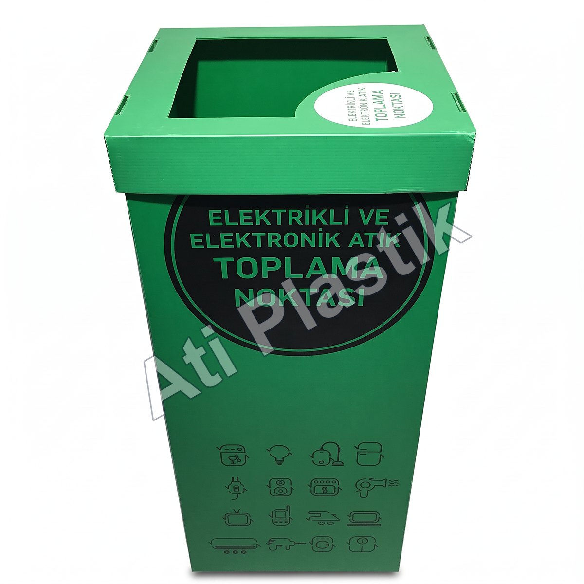 PP Oluklu Plastik Geri Dönüşüm Kutusu 3