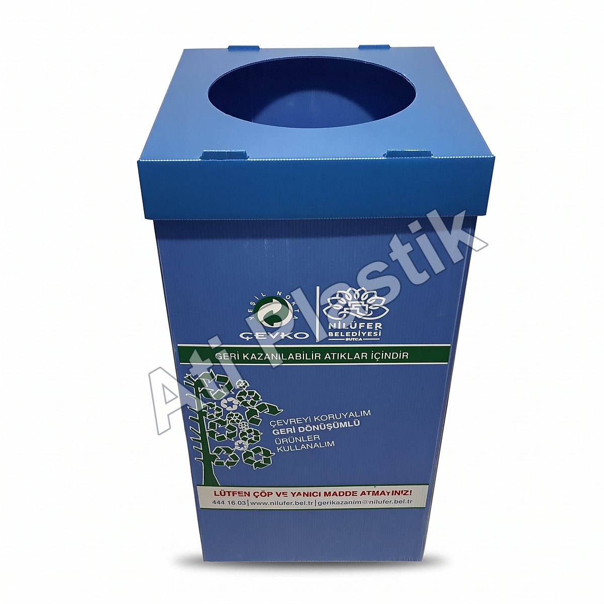 PP Oluklu Plastik Geri Dönüşüm Kutusu 7