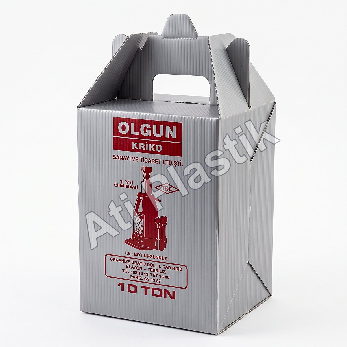 Oluklu Plastik Koli Kutu 14