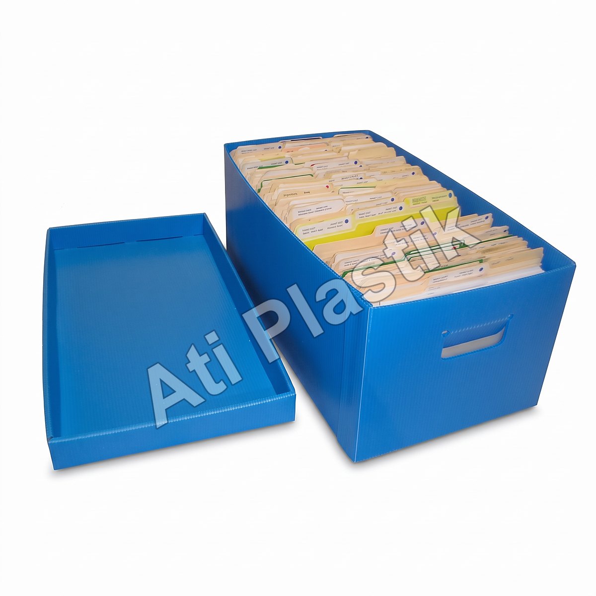 Oluklu Plastik Koli Kutu 7